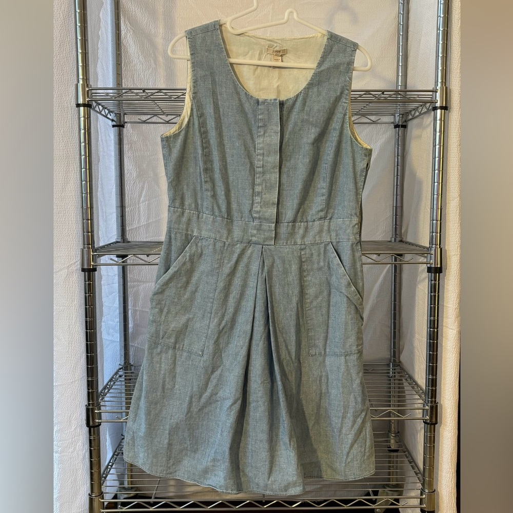 vintage vtg j.crew chambray sundress